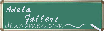 Adela Fallert Visitenkarte